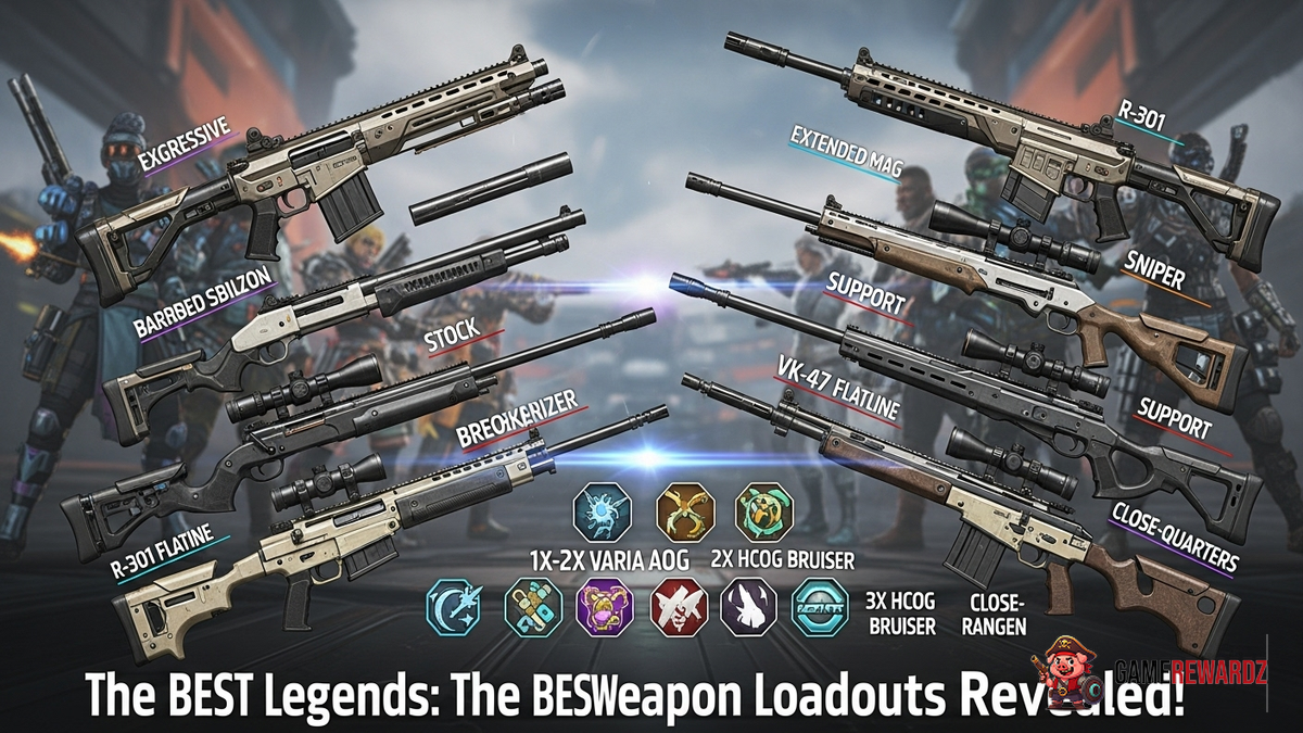 Apex Legends: The BEST Weapon Loadouts Revealed!